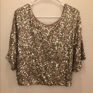 Vince Sequin Top
